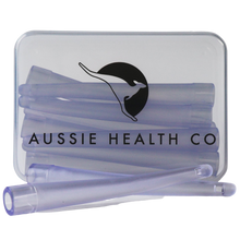 Load image into Gallery viewer, Enema Nozzle Tips front view with Aussie Health Co logo
